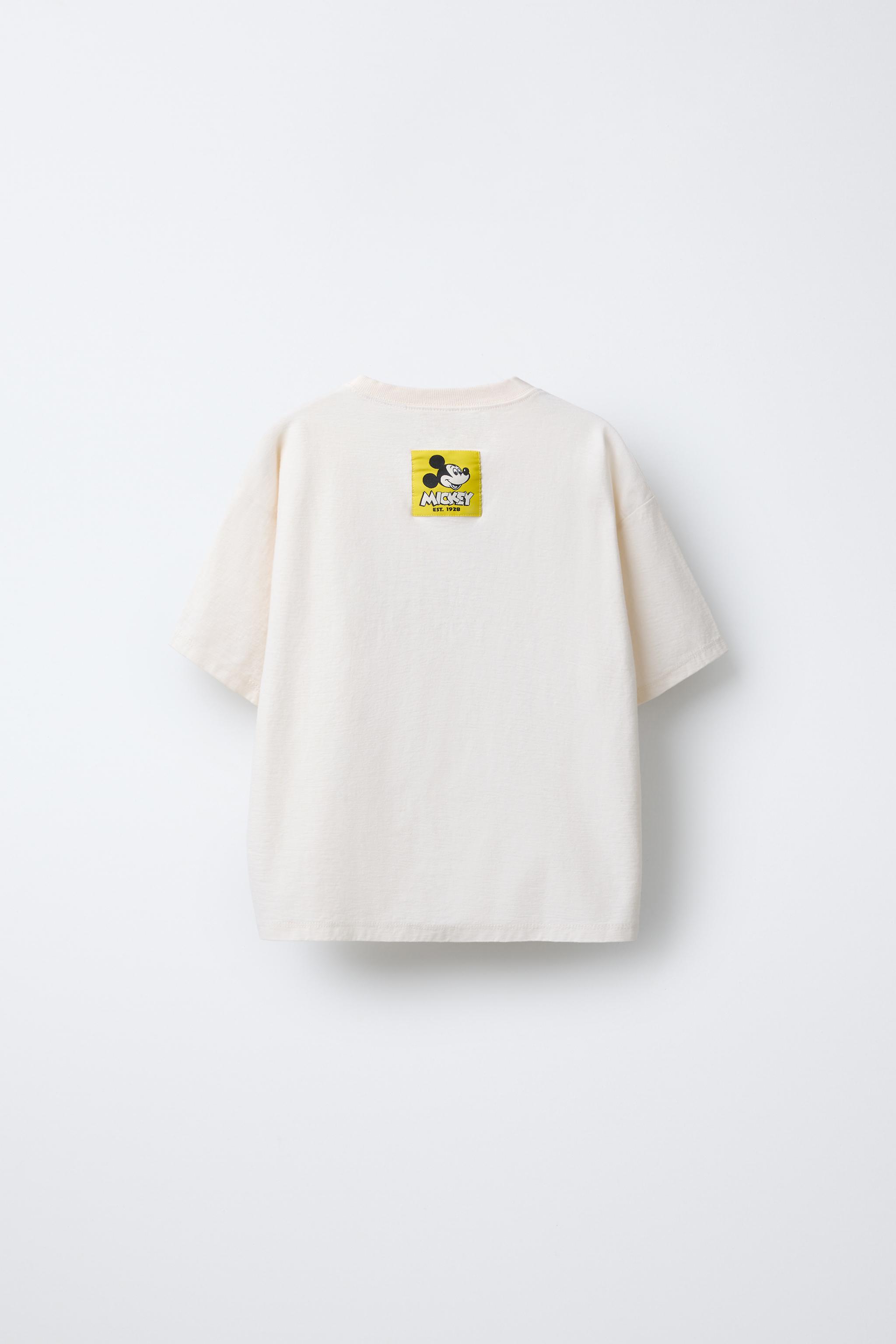 MICKEY MOUSE © DISNEY T-SHIRT - Ecru | ZARA United States