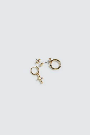3-PACK OF EARRINGS © OTIS KWAME KYE QUAICOE - Gold by Zara - Image 1