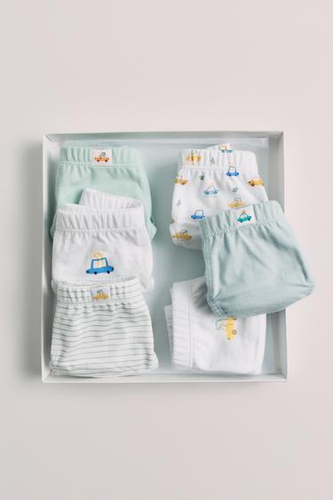 AGES 2-6/ SIX-PACK OF DINO & CAR BRIEFS - Multicoloured by Zara