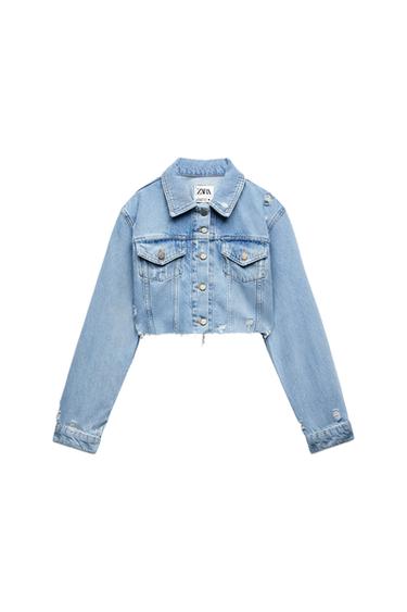 RIPPED DENIM JACKET