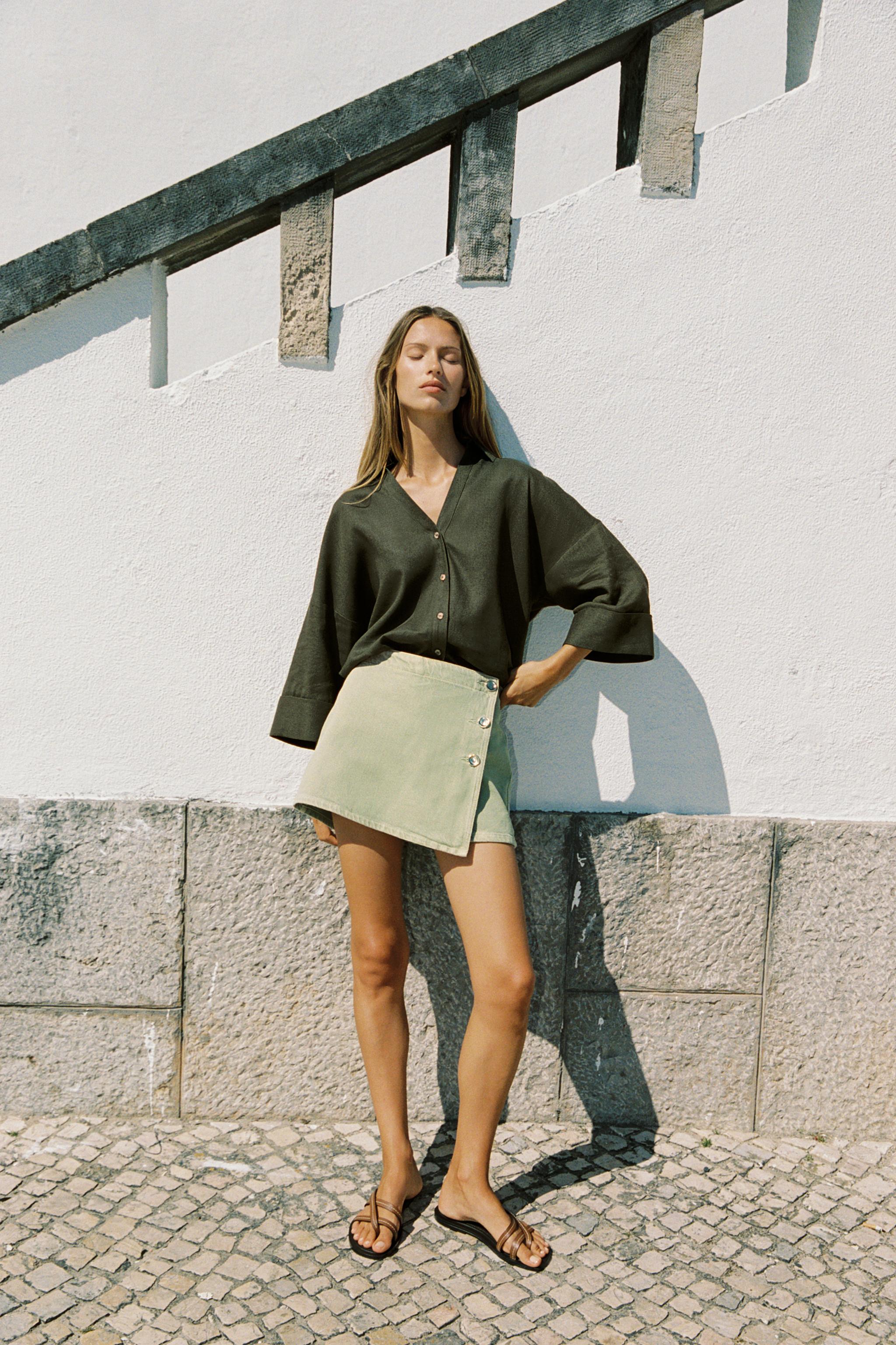 レディースリネンシャツ | ZARA 日本