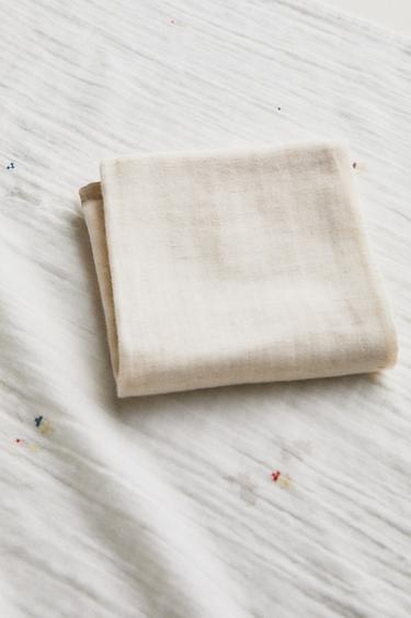 MOUSSELINES BÉBÉ BRODÉES (LOT DE 2) - Écru de Zara - Image 4