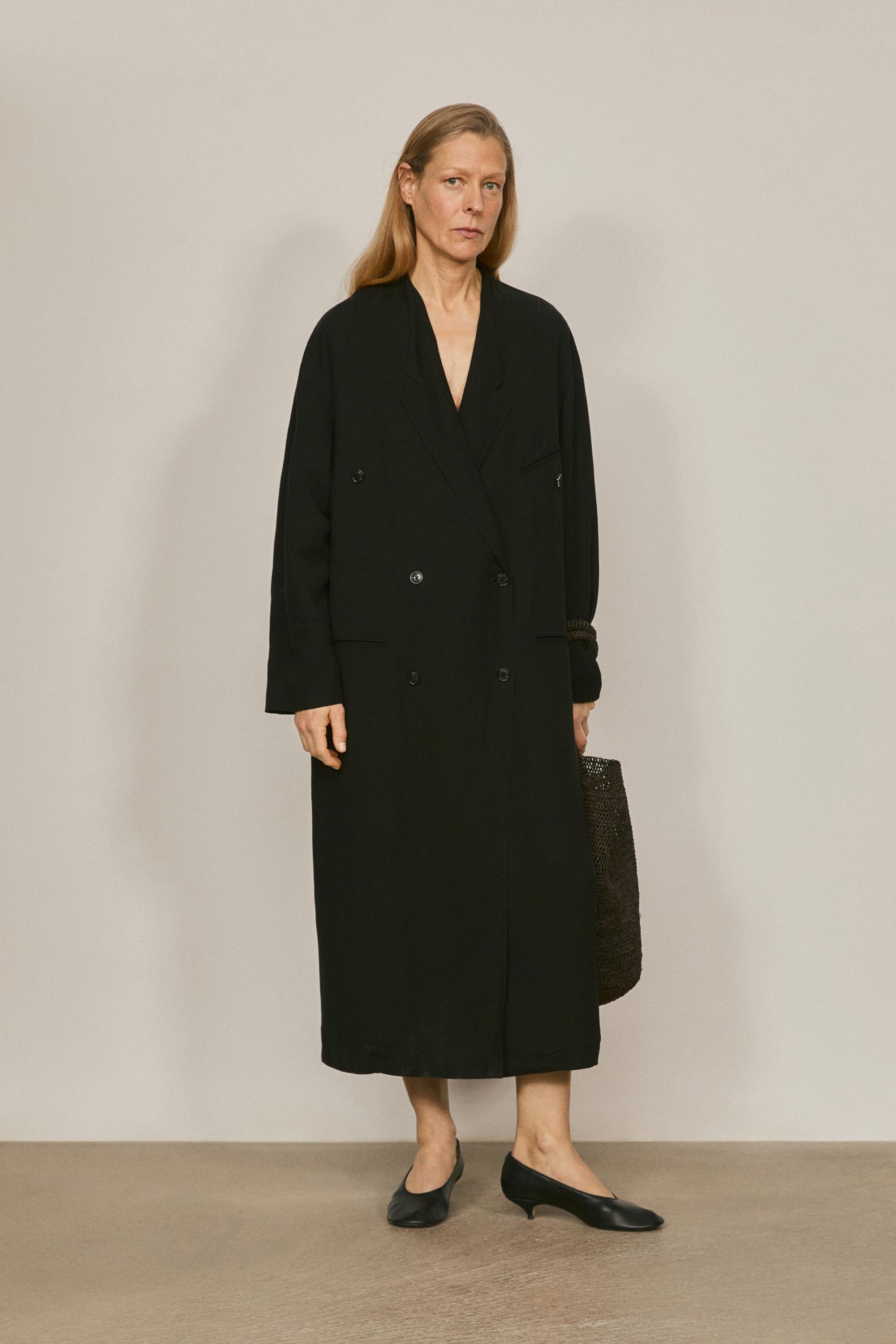 Long double-breasted trench coat - LIMITED EDITION