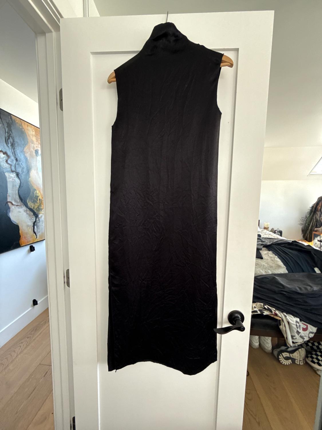 SATIN EFFECT WRINKLED DRESS ZW LIMITED EDITION - Image 2