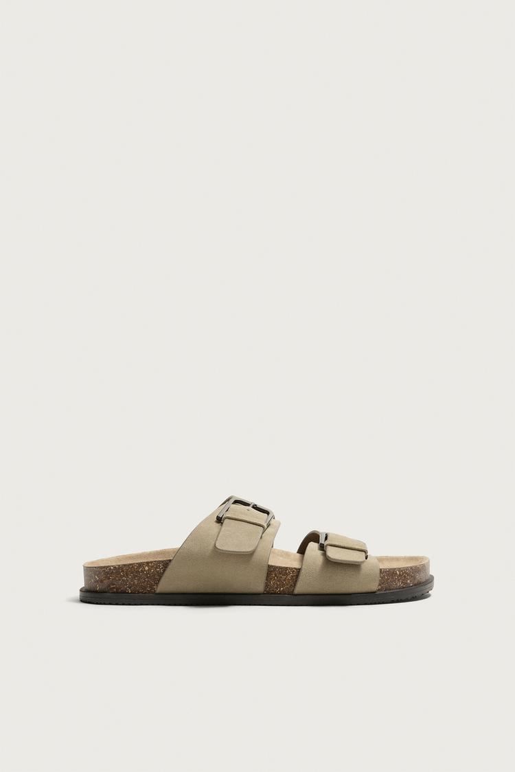 Sandalias de cuero con correa 4