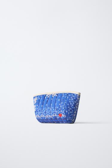 BANDANA TOILETRY BAG - Blue by Zara - Image 1