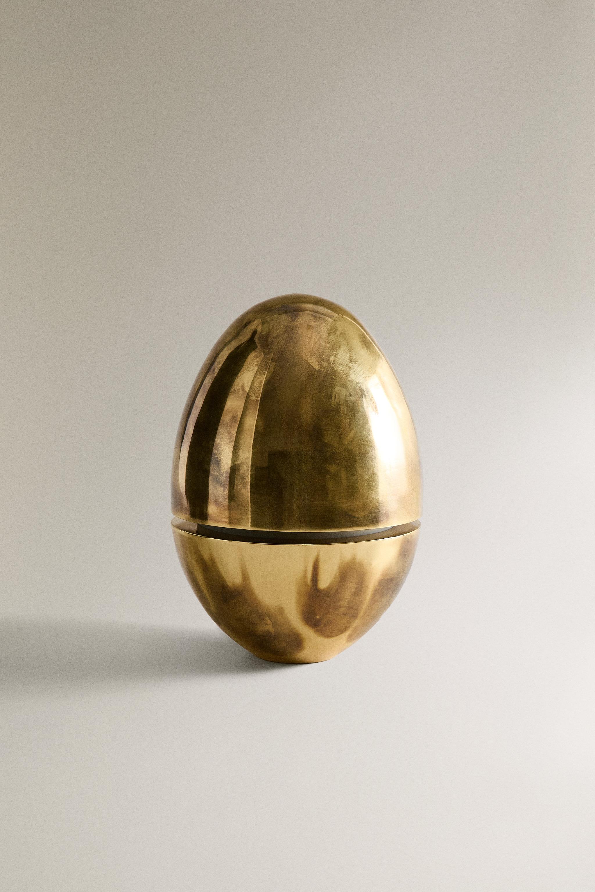 OVAL SCULPTURAL LAMP - Gold | ZARA United States