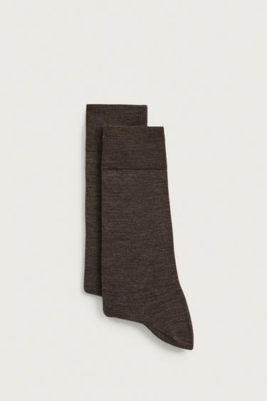2-PACK LIGHTWEIGHT SOCKS — Brown 2
