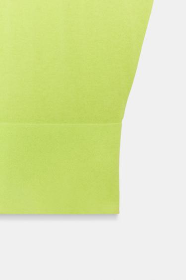 FLUID KNIT HIGH NECK TOP - Lime by Zara - Image 7