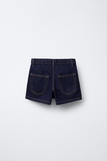 JUPE-SHORT EN JEAN - Bleu de Zara - Image 1