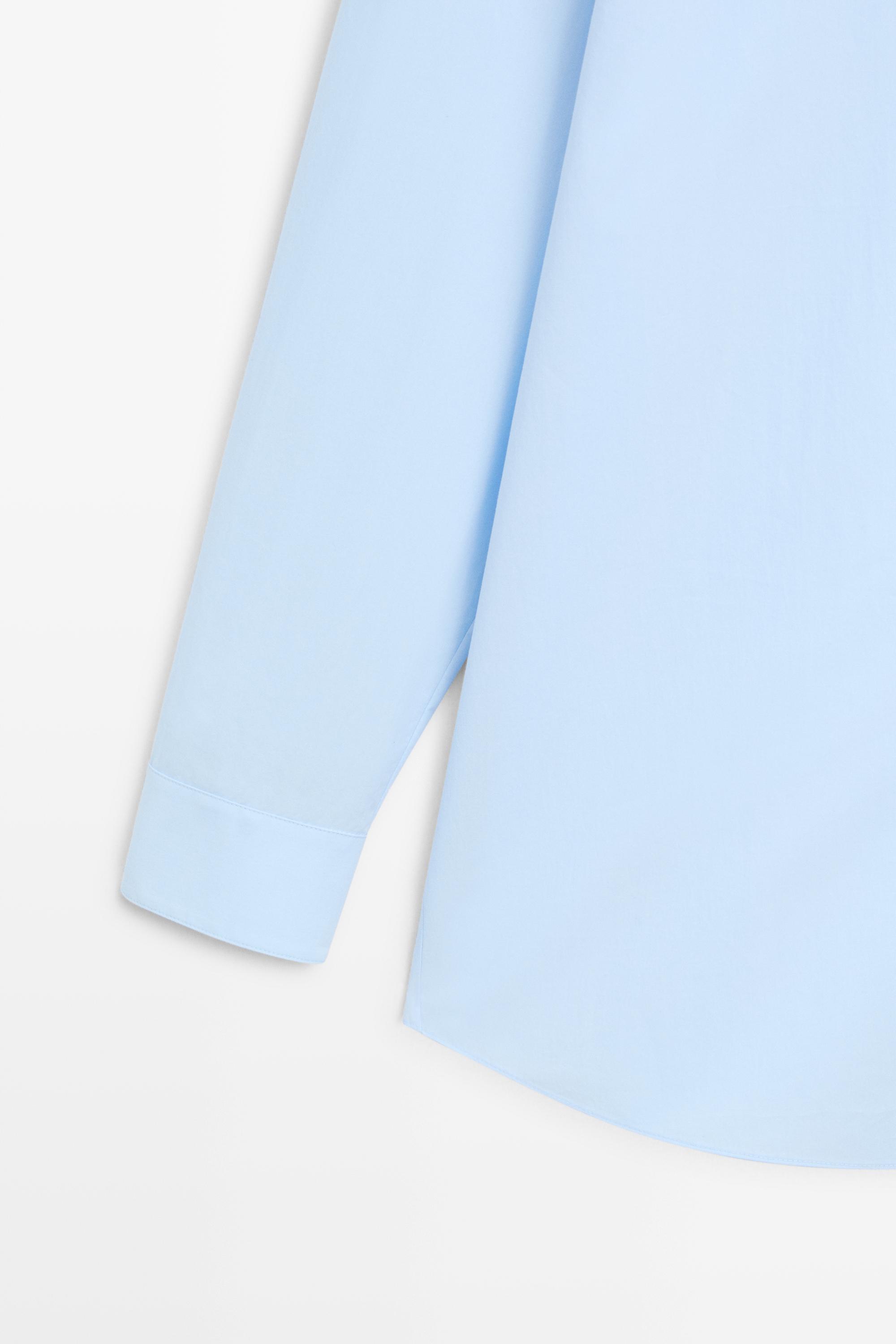 100% cotton poplin shirt