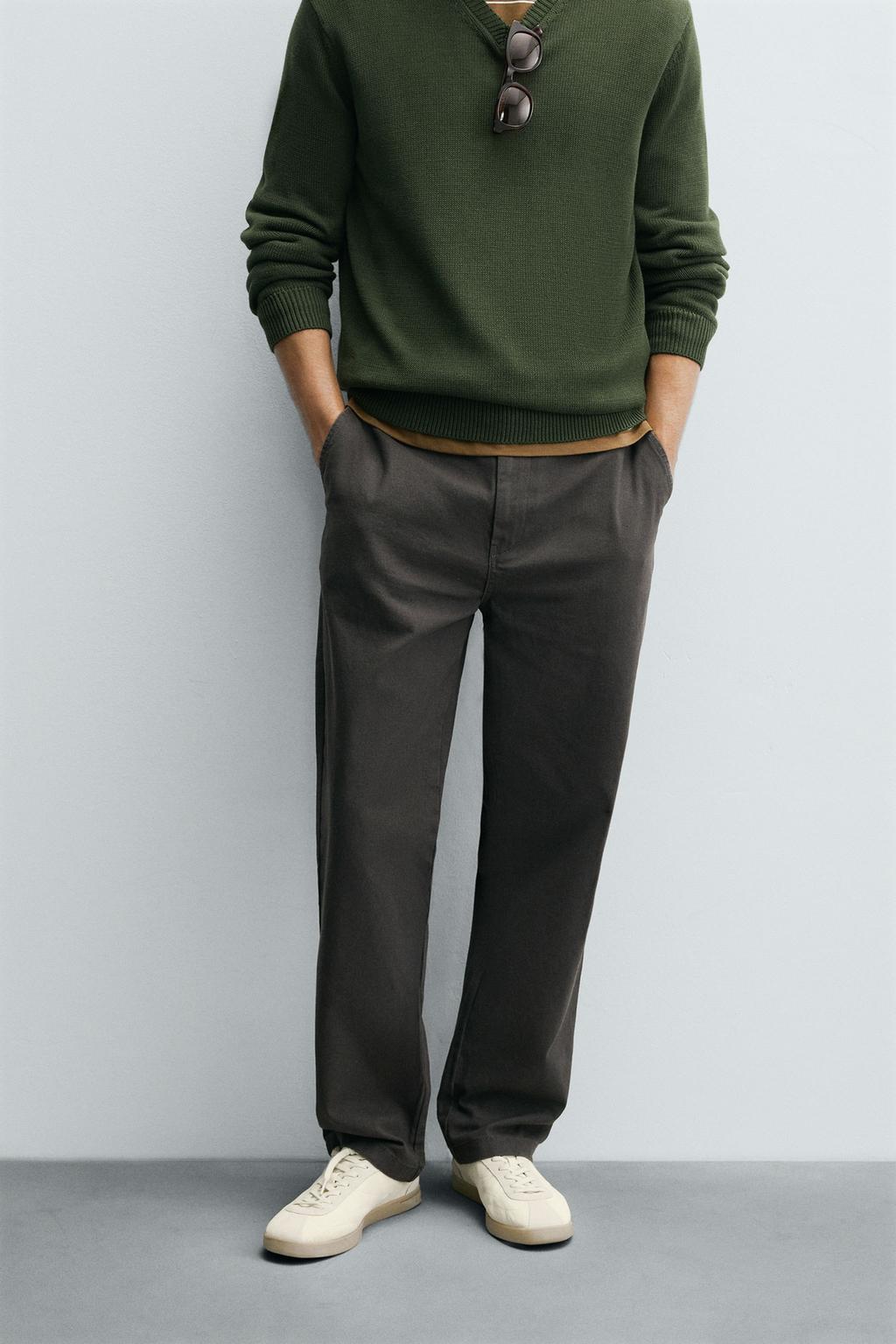 STRAIGHT FIT CHINO PANTS