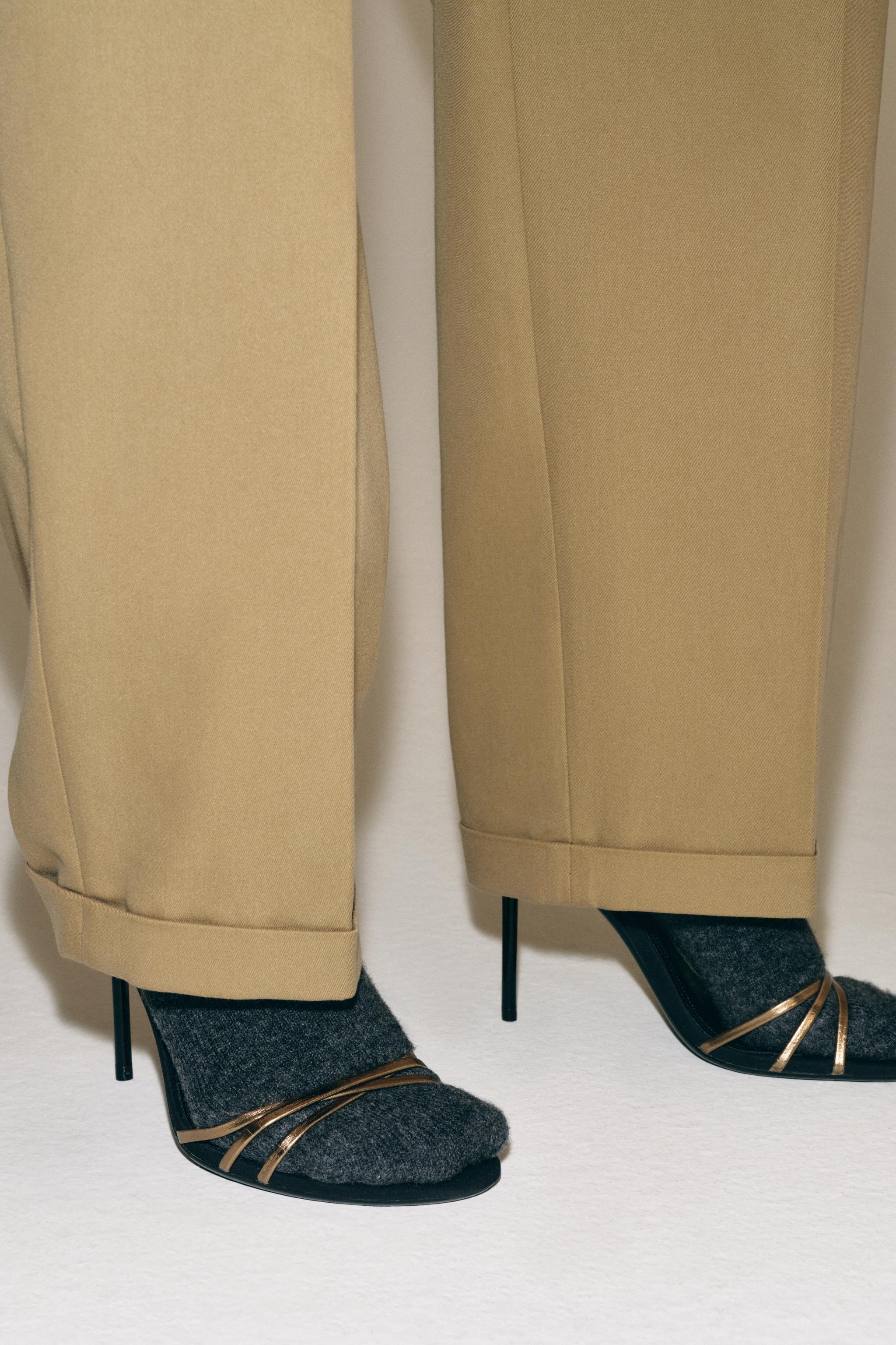 PANTALON TAILLE HAUTE PLIS ZW COLLECTION