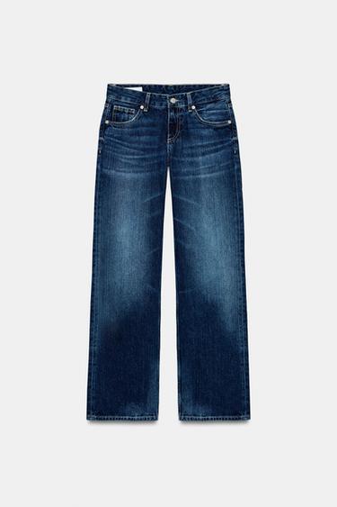 JEANS TRF WIDE LEG TAILLE BASSE - Indigo de Zara - Image 7