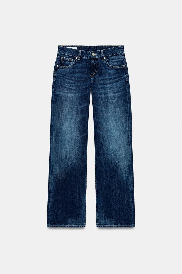 TRF JEANS DE PIERNA ANCHA Y CINTURA BAJA 8