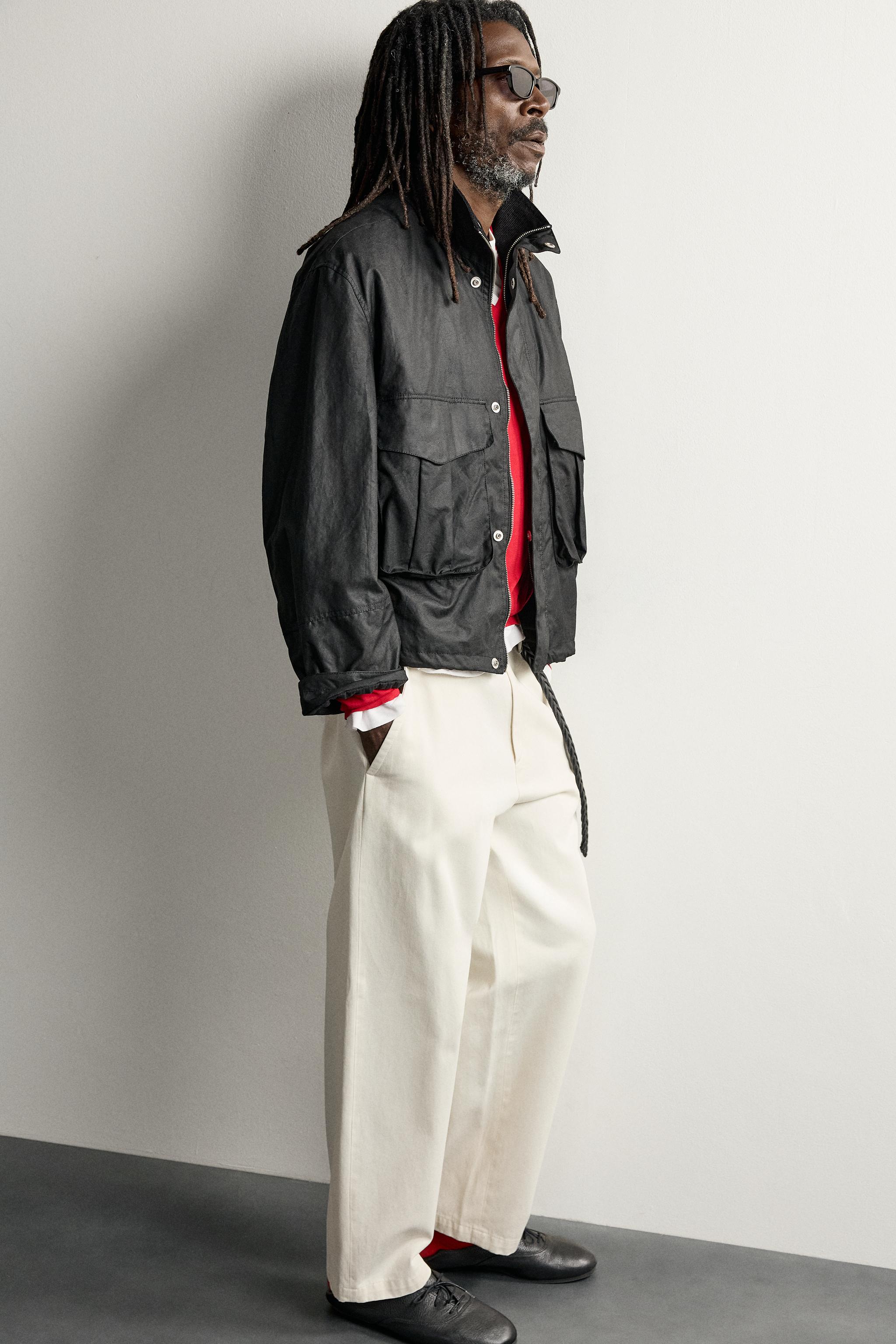 AARON LEVINE X ZARA REGULAR FIT CHINO PANTS