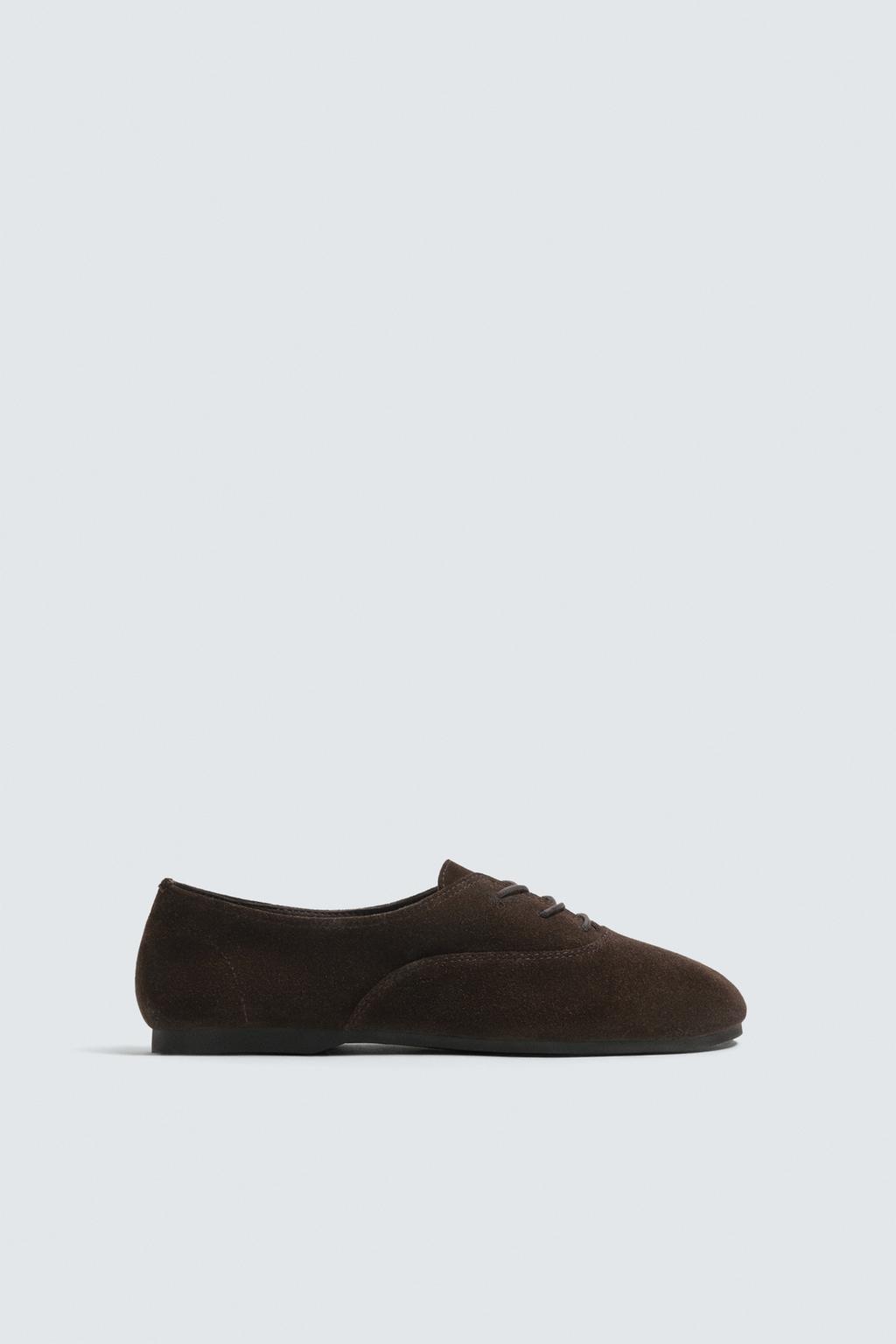LEATHER SHOES WITH VIBRAM® SOLE AARON LEVINE X ZARA