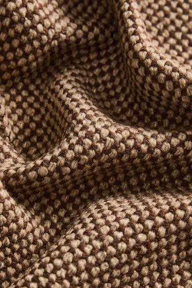 COPERTA FRANGE - Marrone di Zara