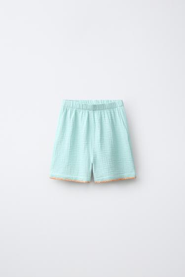 6-14 ANS/ PYJAMA TEXTURÉ À POCHE - Vert d'eau de Zara - Image 3