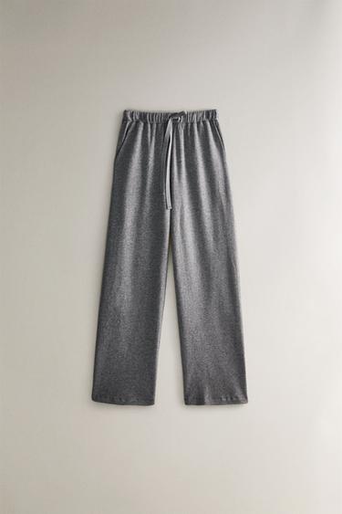 KATOENEN BROEK - Grijs van Zara - Afbeelding 0