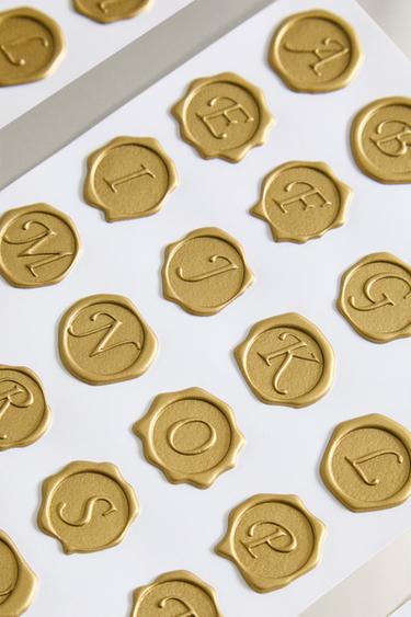 SET OF CHRISTMAS STAMP LETTERS STICKERS (SET OF 78) - Multicoloured by Zara - Image 1