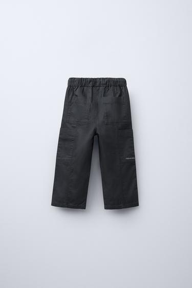TECHNICAL STRAIGHT-LEG TROUSERS - Anthracite grey by Zara - Image 1