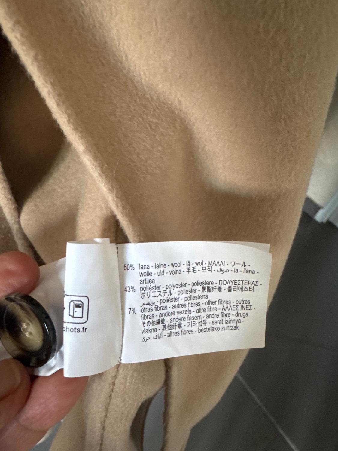 ZW COLLECTION DOUBLE-FACED WOOL BLEND COAT - Image 4
