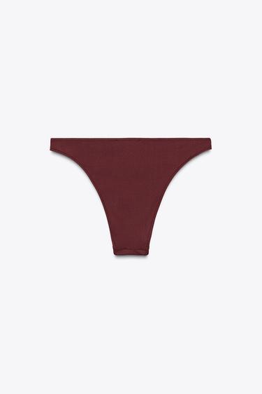 BIKINI BOTTOMS - Chocolate by Zara - Image 4