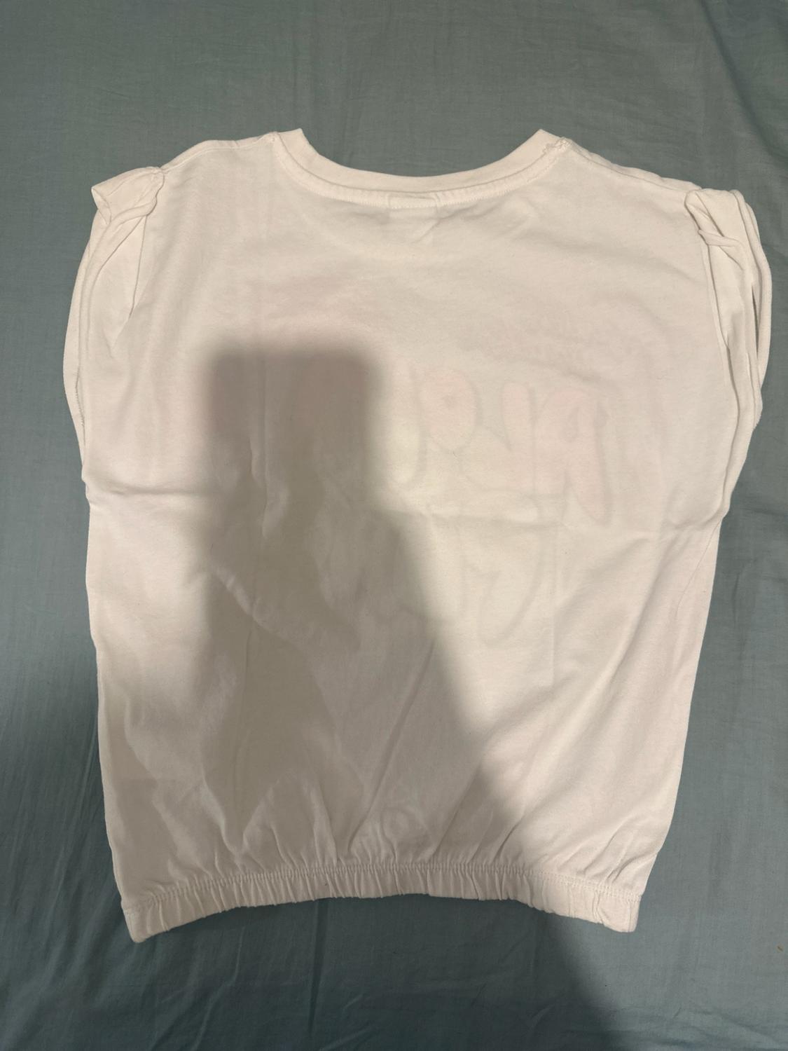 GRAFFITI T-SHIRT WITH ELASTICATED DETAIL - Image 2