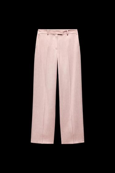 GERADE GESCHNITTENE HOSE - Rosa von Zara - Bild 0