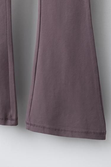 LEGGING ÉVASÉ - Mauve de Zara - Image 3