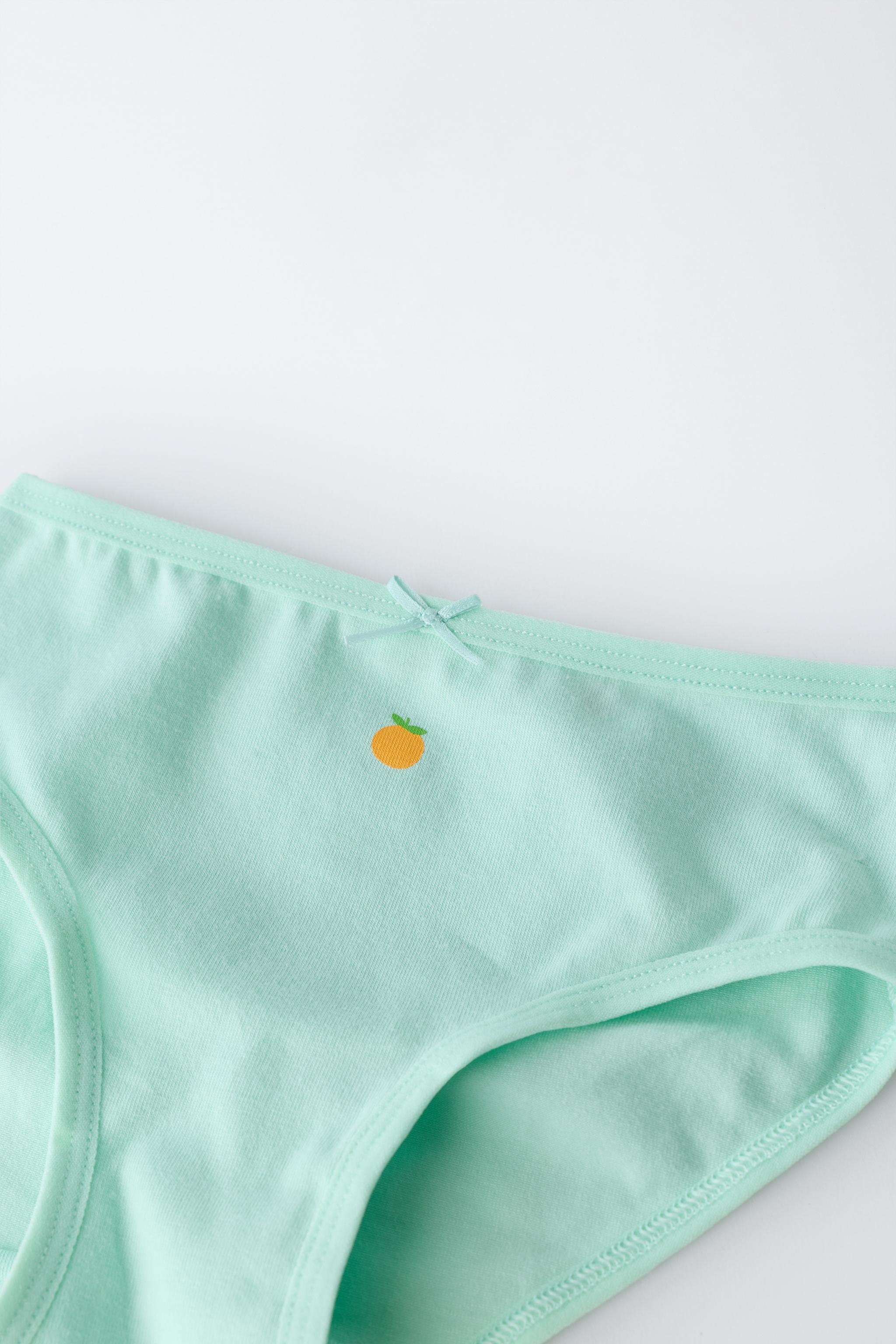 1 1/2-6 YEARS/ SIX-PACK OF FRUIT UNDERWEAR