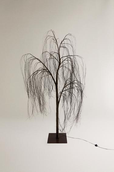 CHRISTMAS WILLOW TREE WITH LED LIGHTS (280 CM) - Brown by Zara