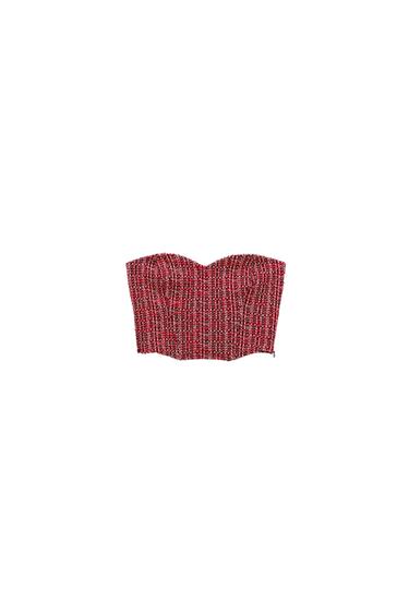 CORSETRY-INSPIRED TOP