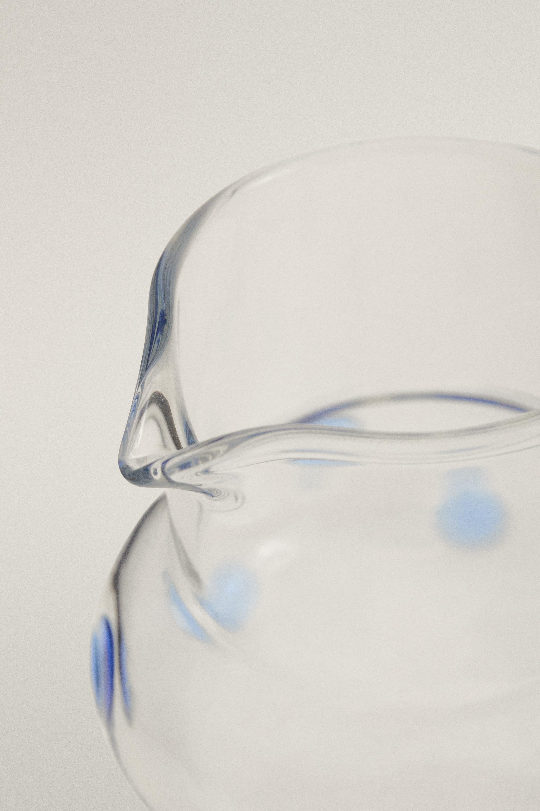 BOROSILICATE GLASS BUBBLE PITCHER