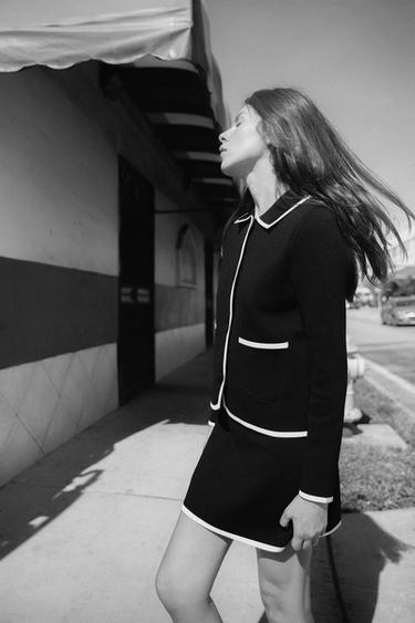 美品】ZARA(ザラ)シフォンミニスカート 仕込め