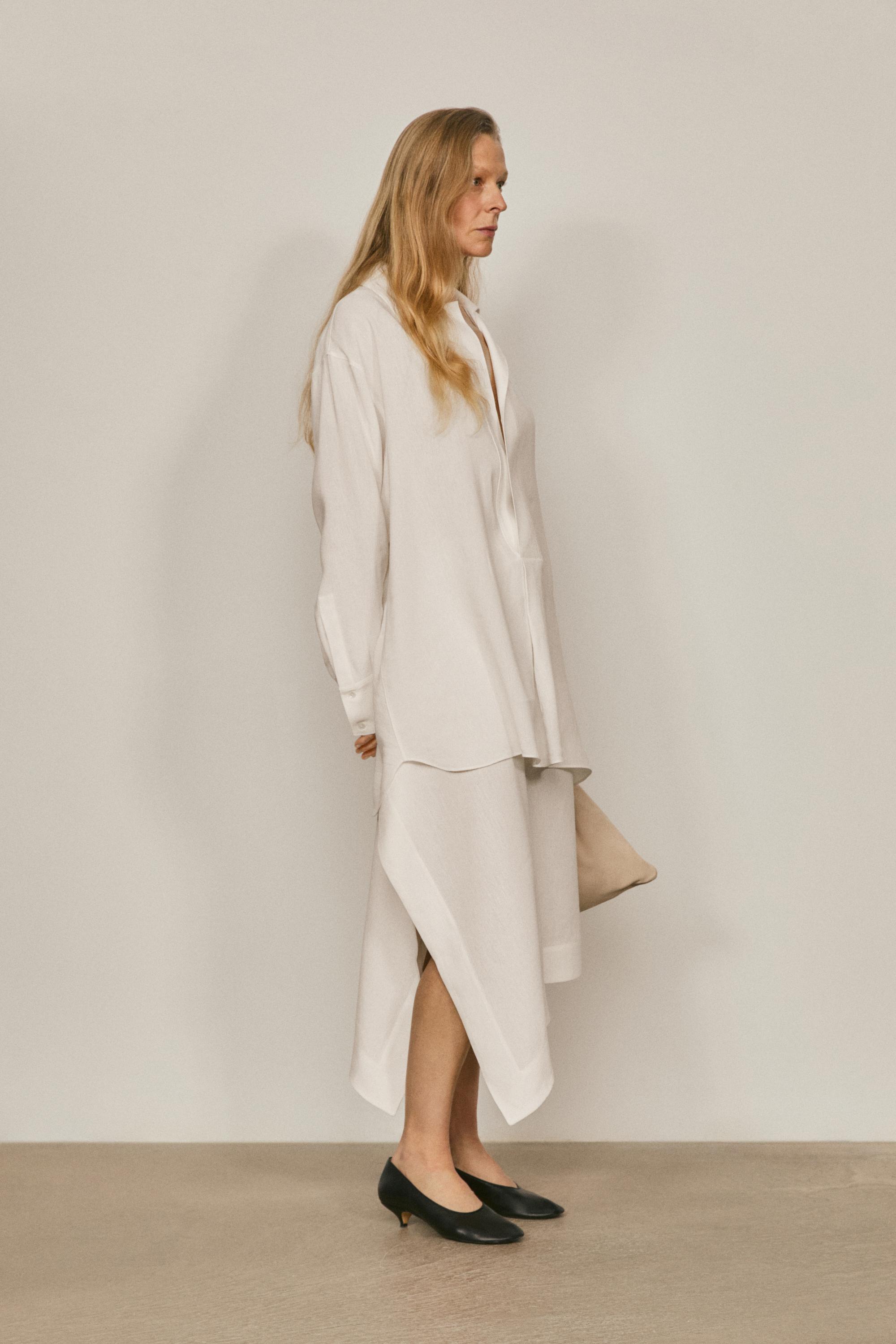 Flowing linen blend shirt - LIMITED EDITION