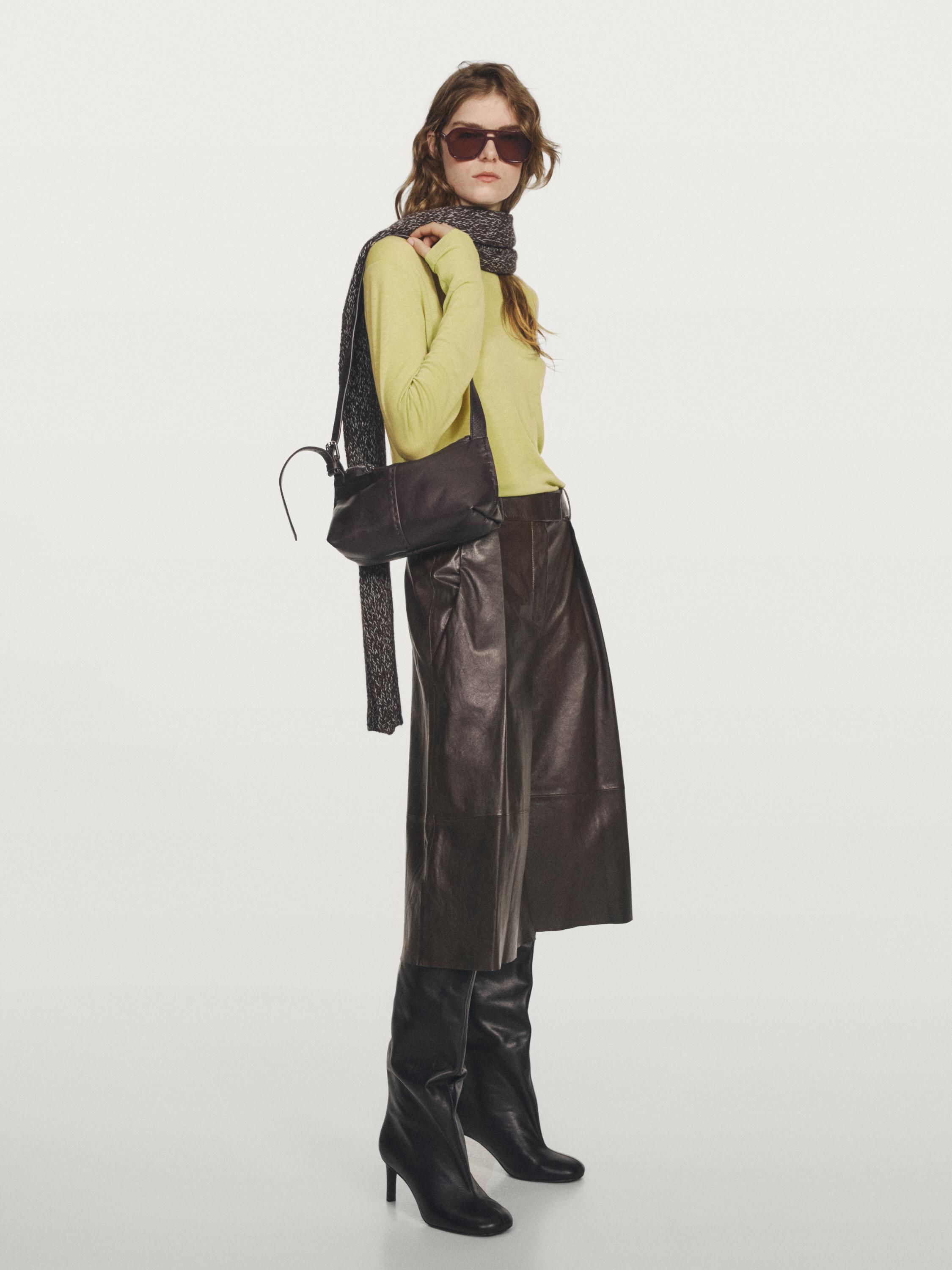 100% wool knit mock turtleneck sweater - STUDIO