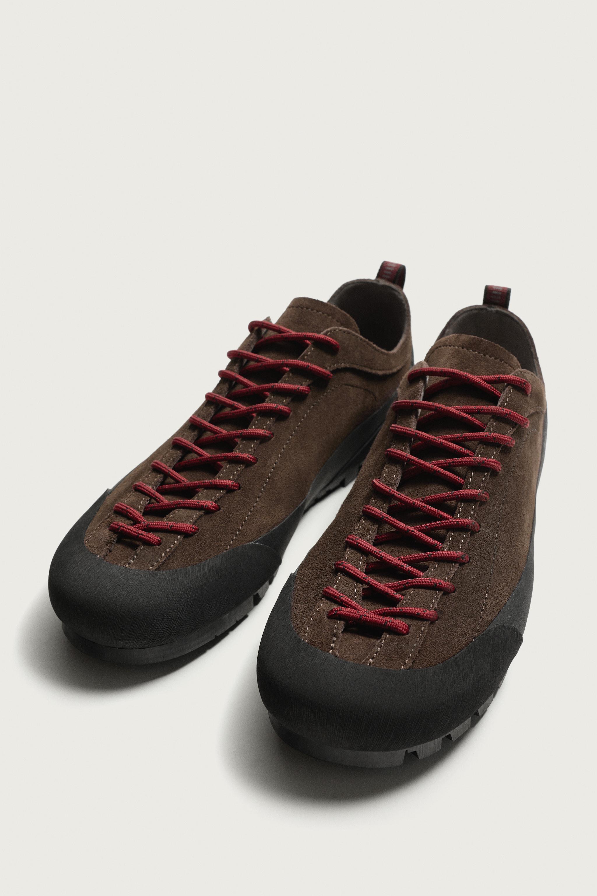 AARON LEVINE X ZARA LEATHER SNEAKERS