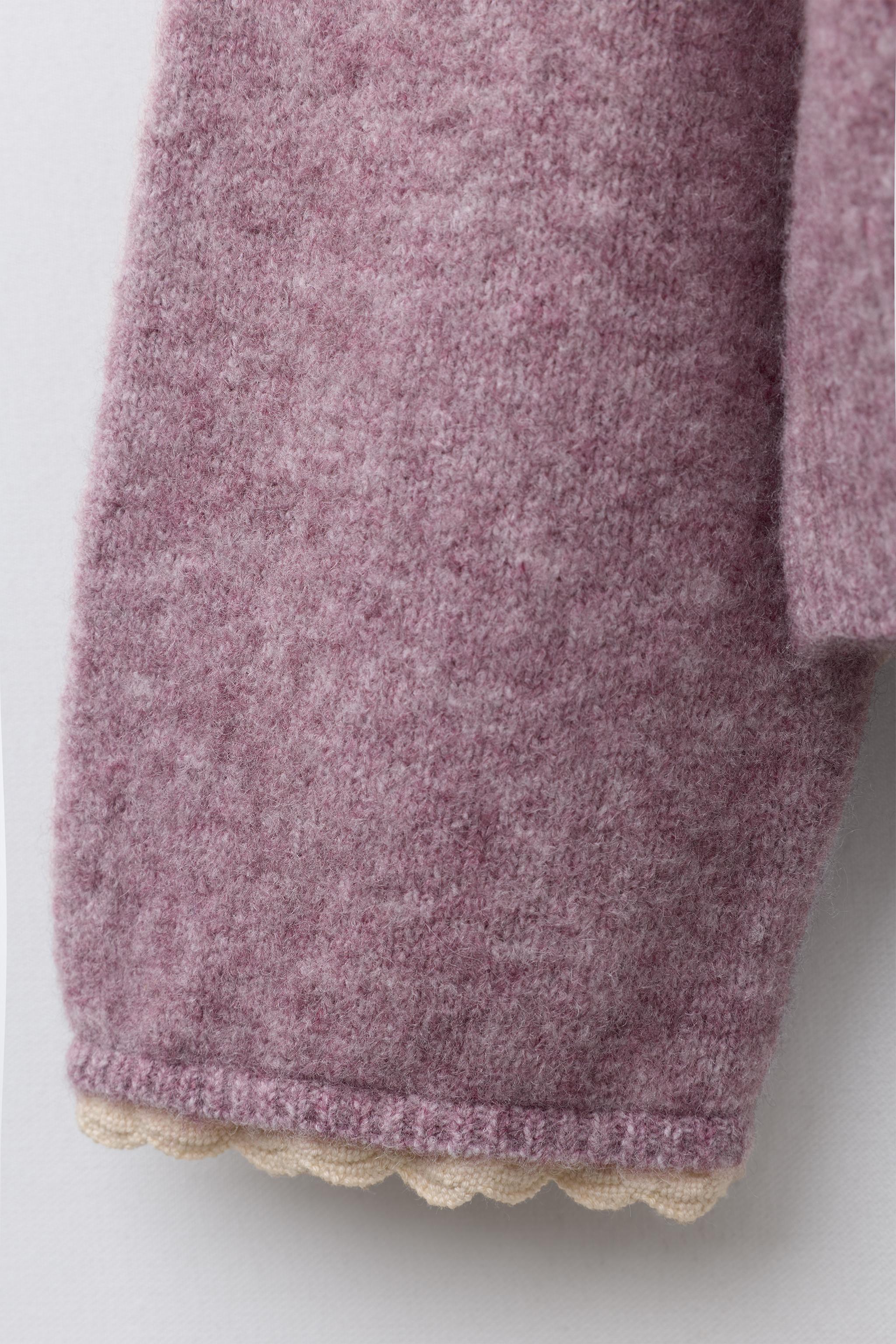 LACE TRIM CARDIGAN