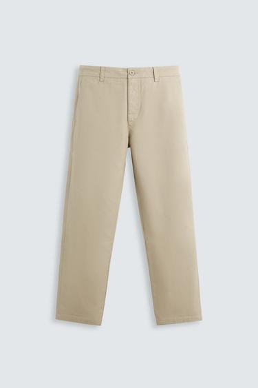 PANTALÓN CHINO STANDARD FIT - Beige de Zara