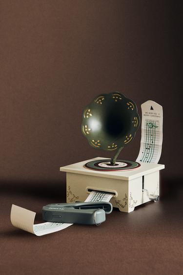 JOUET ENFANT GRAMOPHONE NOËL - Crème de Zara