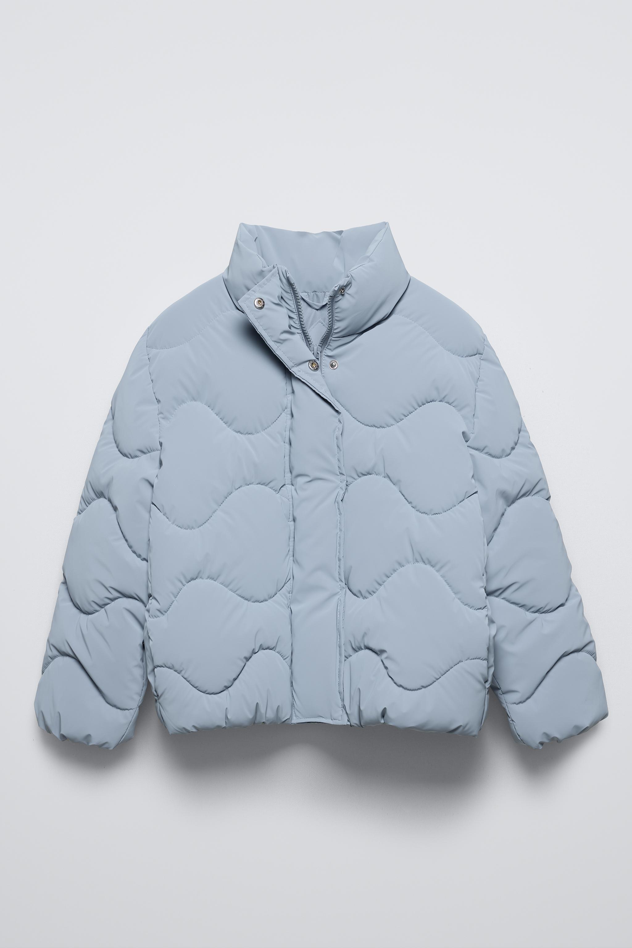 RUBBERIZED PUFFER JACKET Lavender ZARA Canada