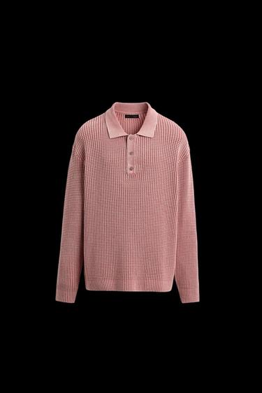 POLO PUNTO LAVADO ESTRUCTURA - Rosa de Zara
