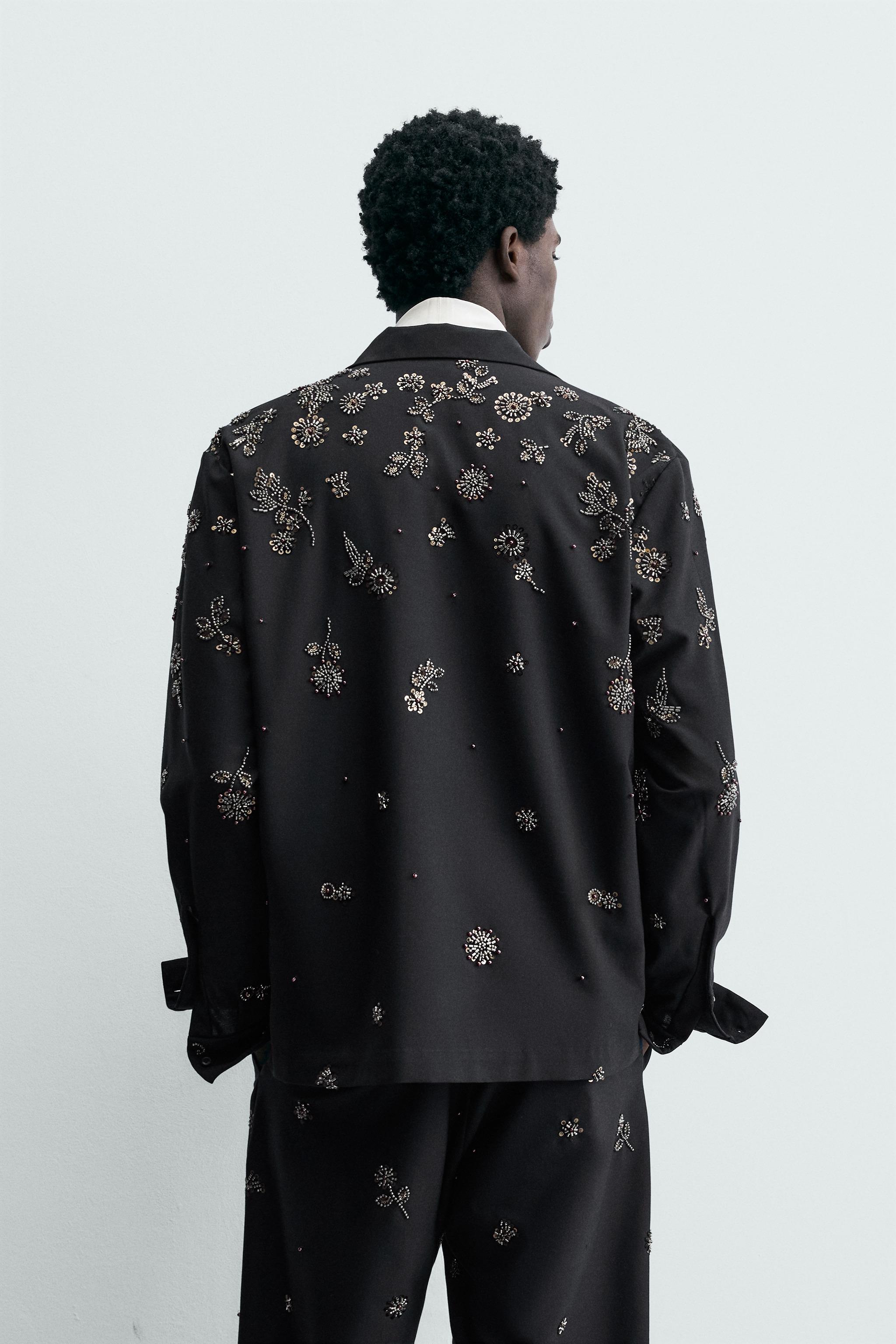 LIMITED EDITION FLOWY SEQUIN SHIRT