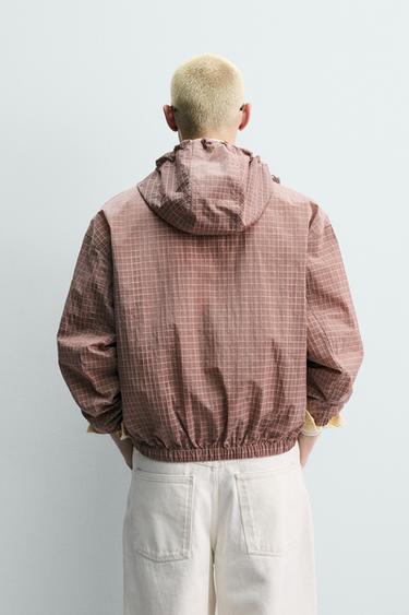 BLOUSON TECHNIQUE STRUCTURÉ - Gris taupe de Zara - Image 2