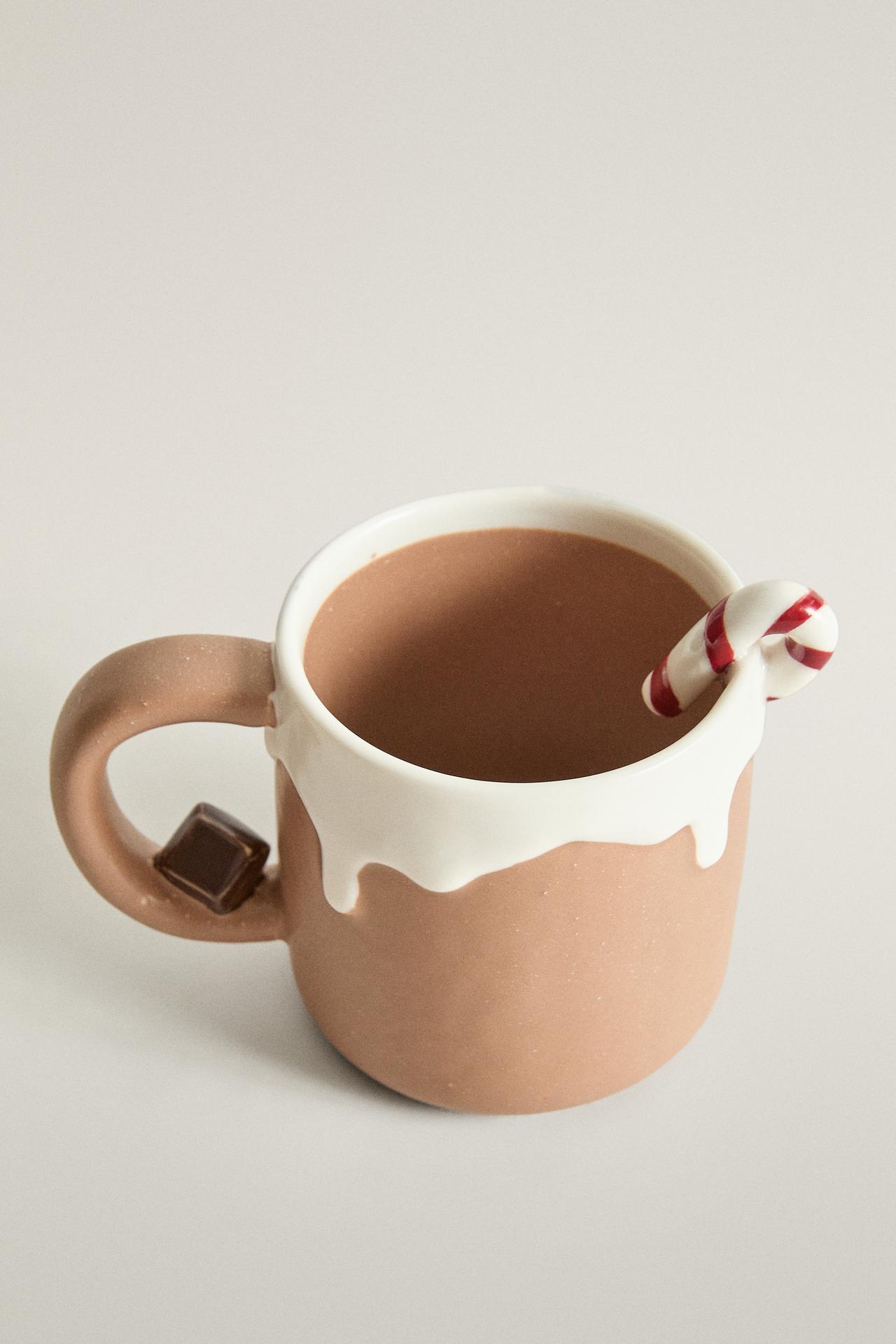 CHRISTMAS COOKIE STONEWARE MUG — Multicoloured