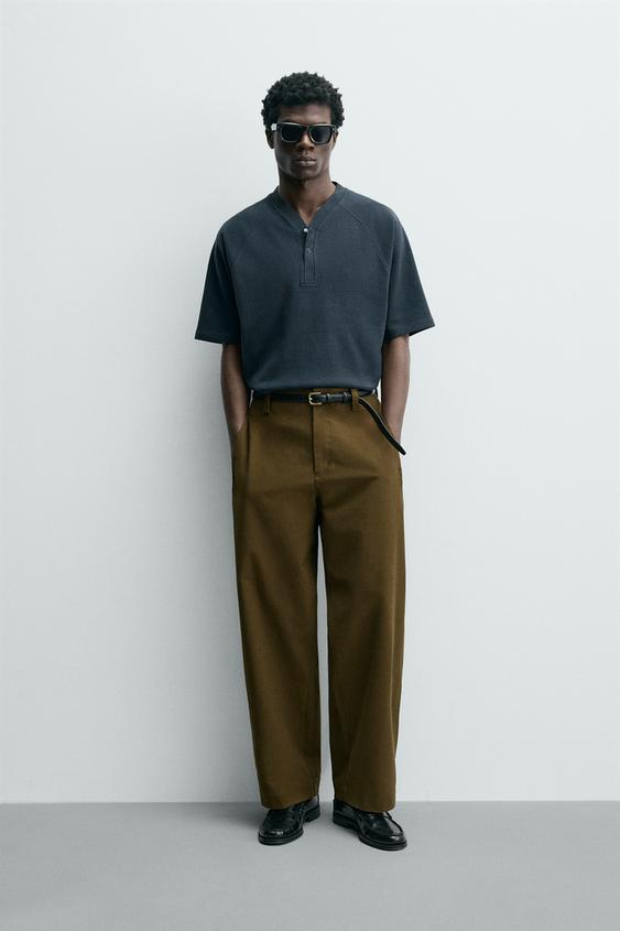 BASEBALL POLO COLLAR T-SHIRT from Zara - $39.90