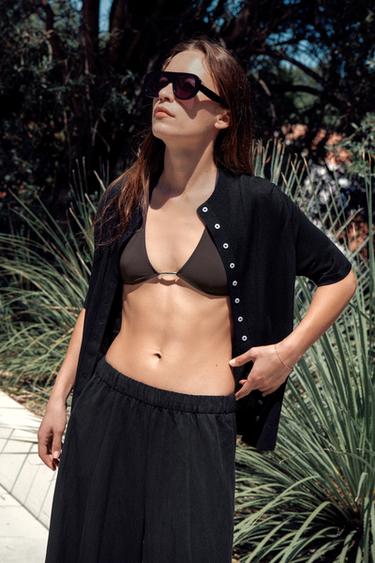 ZW COLLECTION BARREL PANTS — Black 2