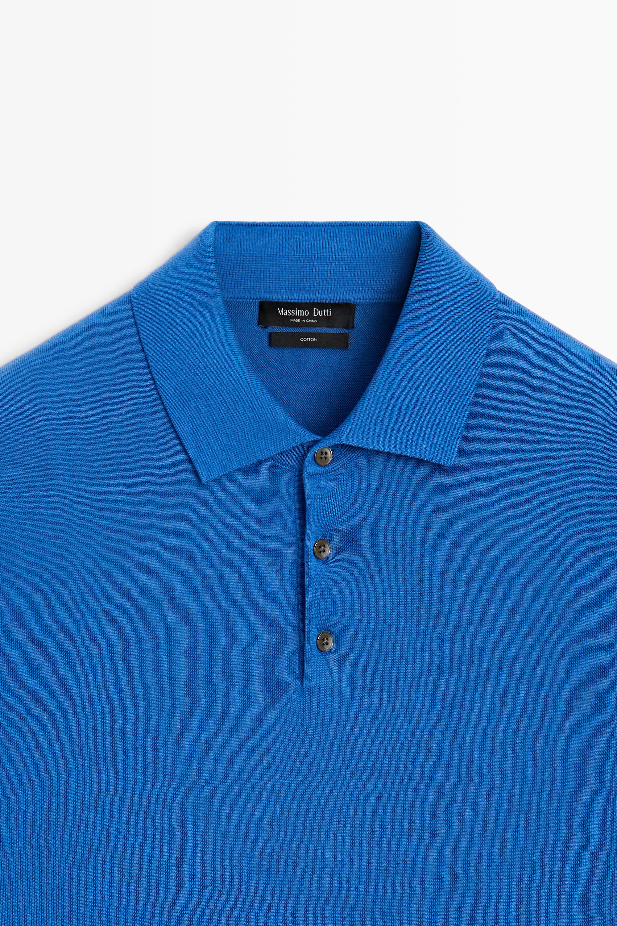 Polo en maille 100 % coton